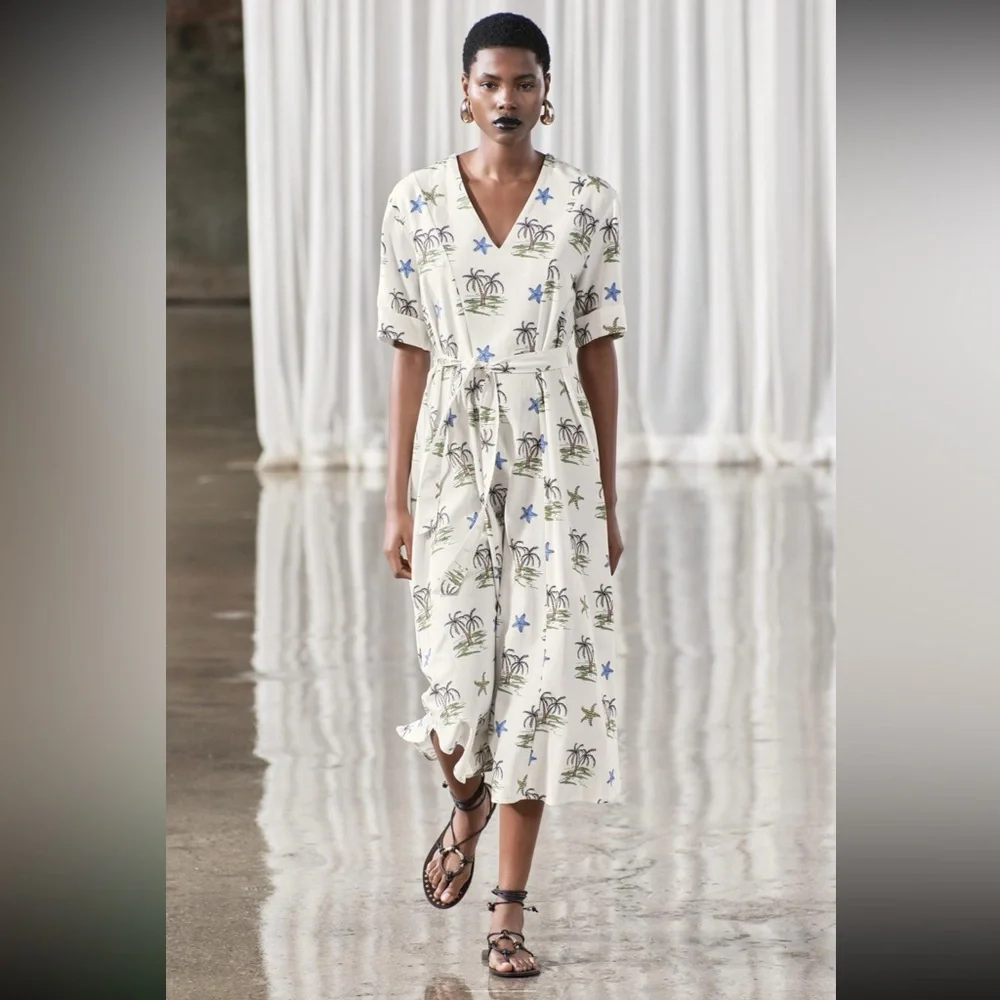Zara printed dress - Picture 1 of 6